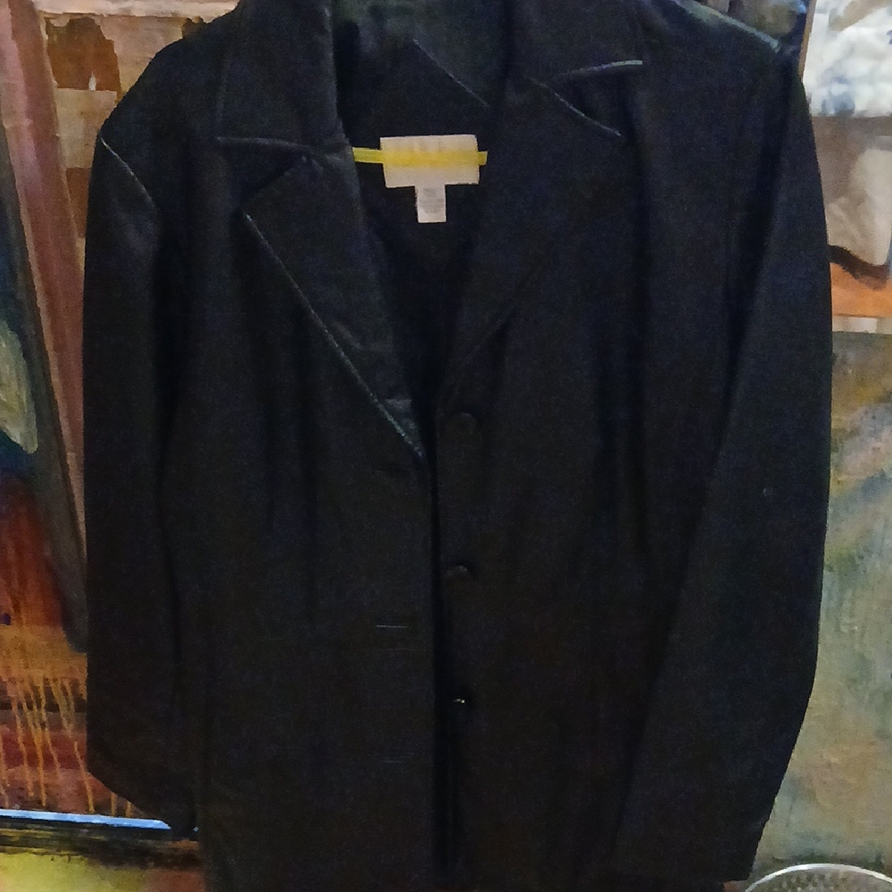Worthington Black Leather Jacket